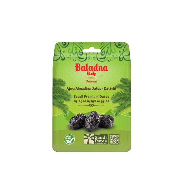 Baladna Ajwa Almadina Dates Standing Pouch - Oriental 100 g - Image 2