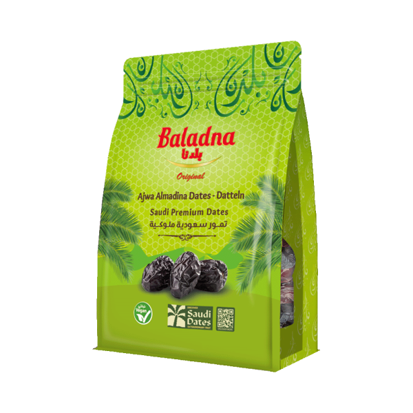 Baladna Ajwa Almadina Dates Standing Pouch - Oriental 200 g