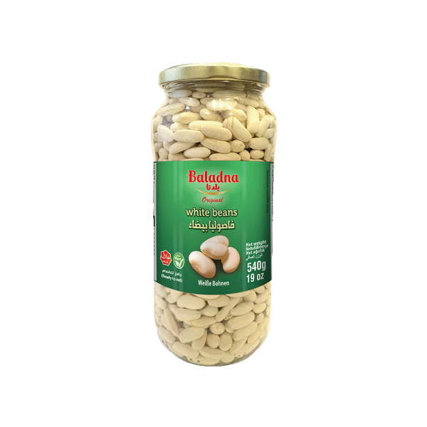 Baladna Boiled White beans - Oriental 540 g