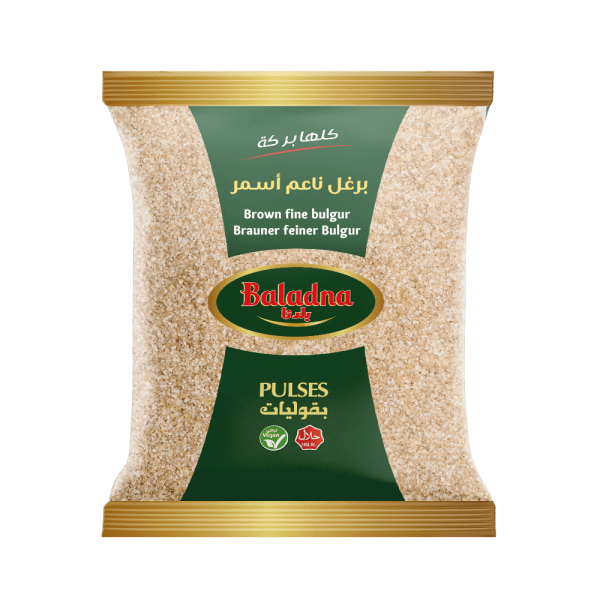Baladna Brown fine bulgur Premium - Oriental 900 g