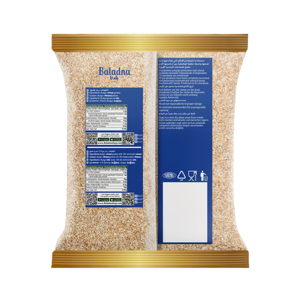 Baladna Brown fine bulgur - Oriental 800 g - Image 2
