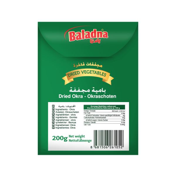 Baladna Dried Okra - Oriental 150 g - Image 2