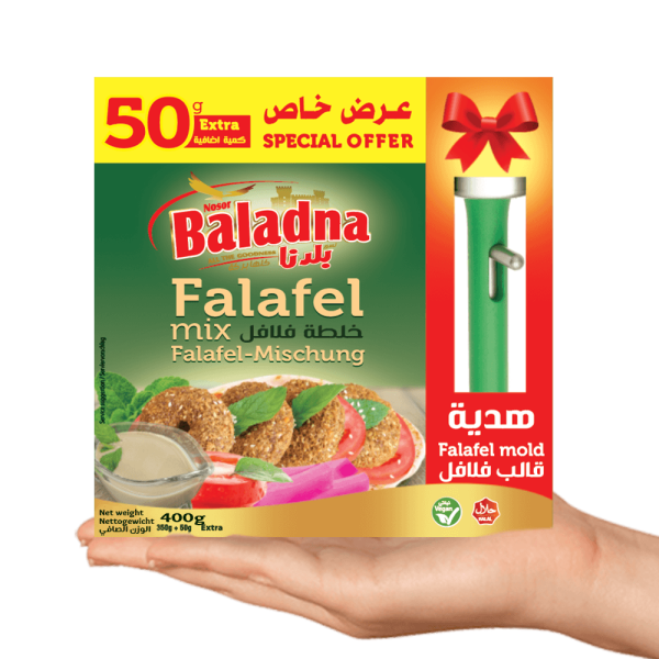 Baladna Falafel-Mix + Plastic Mold - Oriental 400 g - Image 4