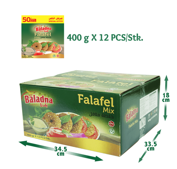 Baladna Falafel-Mix - Oriental 400 g - Image 5