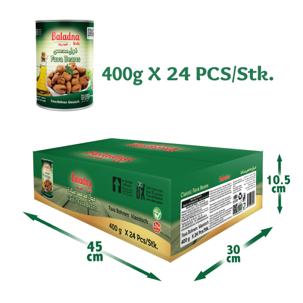 Baladna Fava beans classic - Oriental 400 g - Image 4