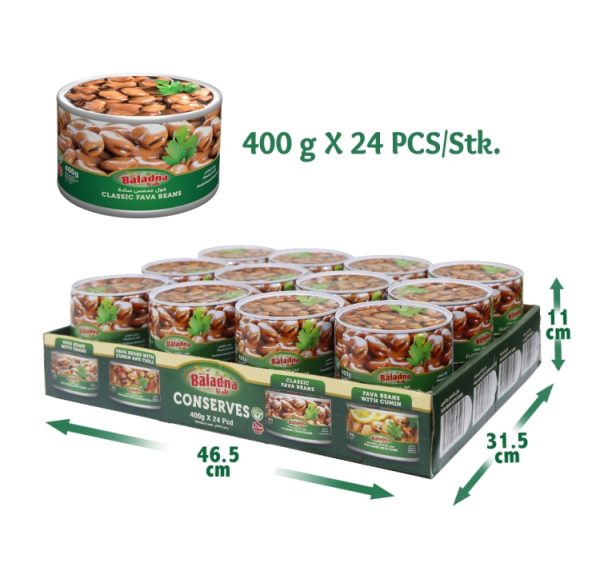 Baladna Fava big beans classic - Oriental 400 g - Image 5