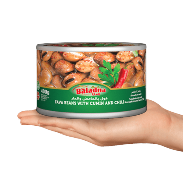 Baladna Fava big beans with cumin & chili - Oriental 400 g - Image 4
