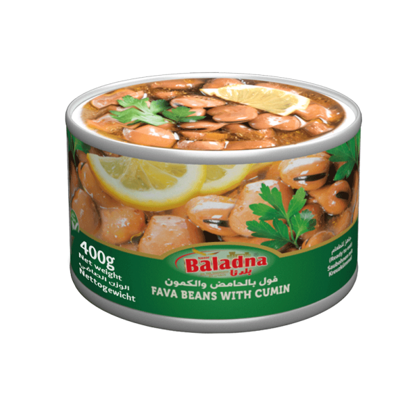 Baladna Fava big beans with cumin - Oriental 400 g