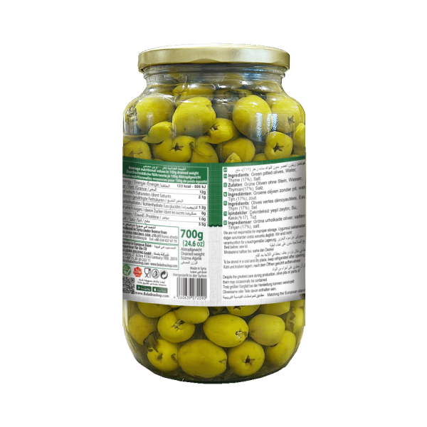 Baladna Green olives stuffed with Thyme - Oriental 1000 g - Image 2