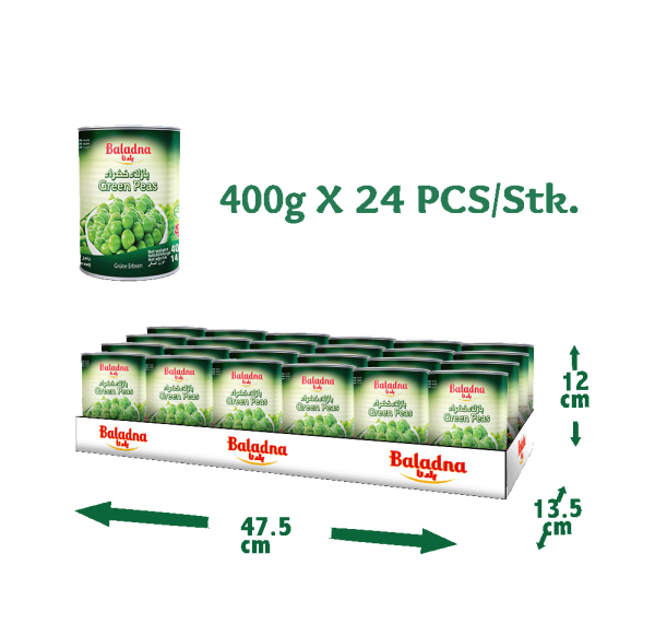 Baladna Green Peas - Oriental 400 g - Image 5