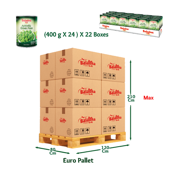 Baladna Green Peas - Oriental 400 g - Image 7
