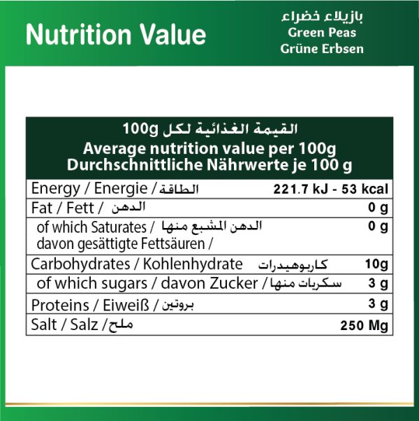 Baladna Green Peas - Oriental 400 g - Image 9