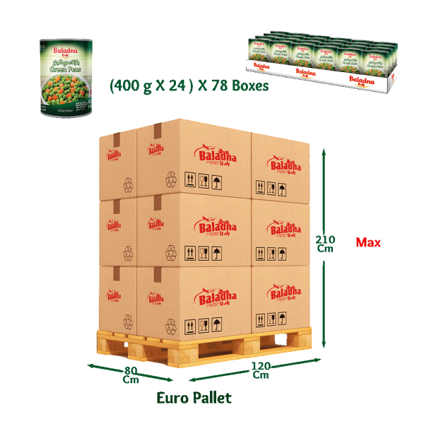 Baladna Green Peas with Carrots - Oriental 400 g - Image 7