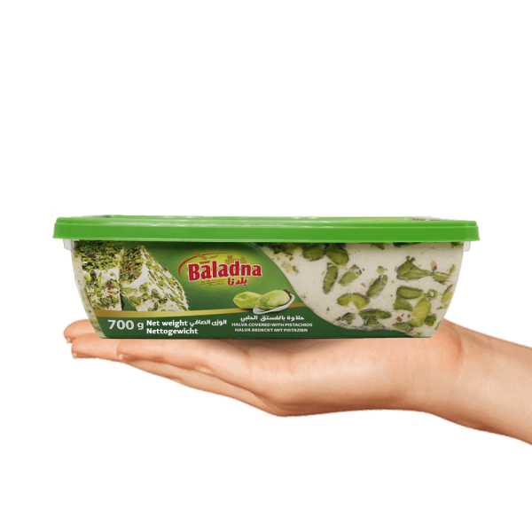 Baladna Halva covered with pistachios - Oriental 700 g - Image 3