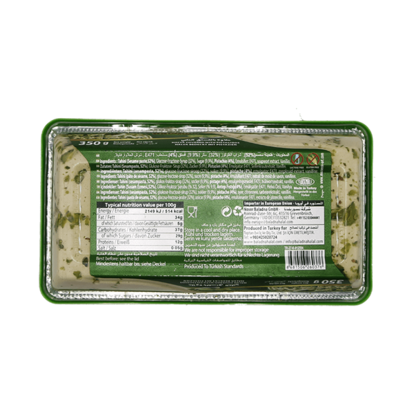 Baladna Halva covered with pistachios - Oriental 350 g - Image 3