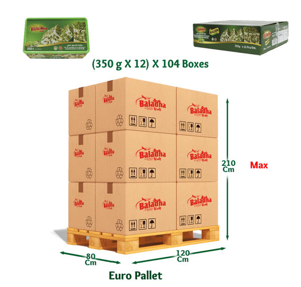 Baladna Halva covered with pistachios - Oriental 350 g - Image 6