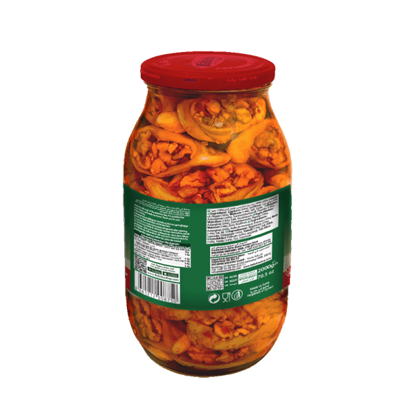 Baladna Hot Makdous in Sunflower Oil Eggplants stuffed with pepper-walnut preparation - Oriental 2900 g - Image 2