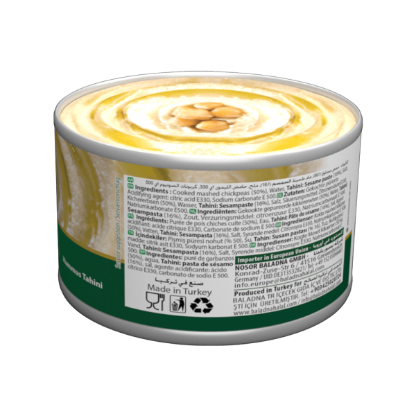 Baladna Hummus with Tahini - Oriental 400 g - Image 2