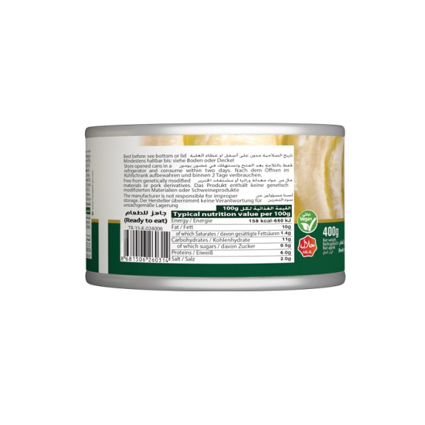 Baladna Hummus with Tahini - Oriental 400 g - Image 3