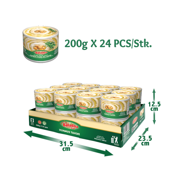 Baladna Hummus with Tahini - Oriental 200 g - Image 5