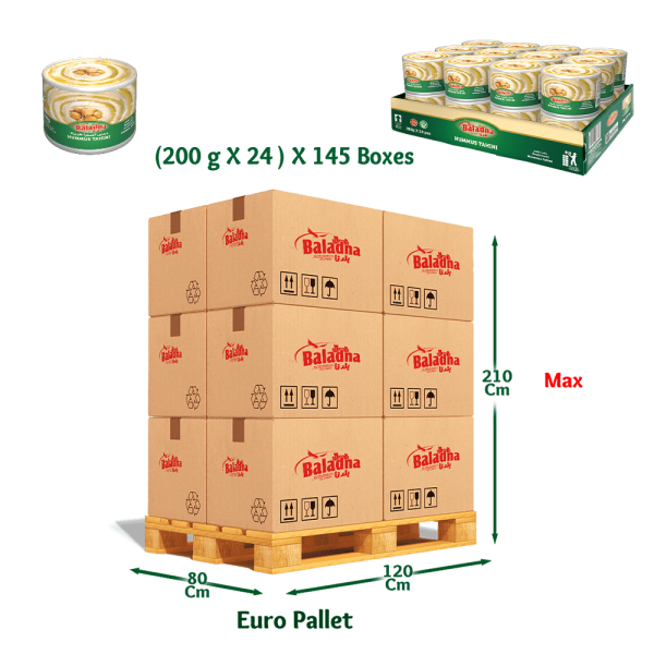 Baladna Hummus with Tahini - Oriental 200 g - Image 6