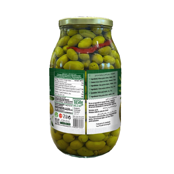 Baladna Whole Green Olives Kalamata - Oriental 2850 g - Image 2