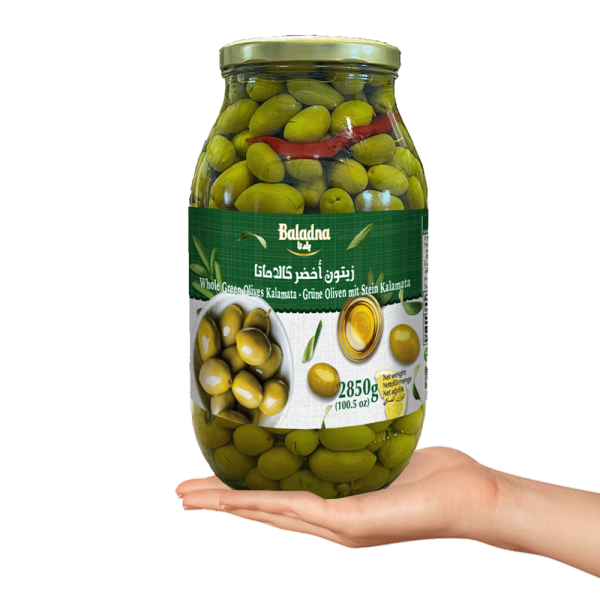 Baladna Whole Green Olives Kalamata - Oriental 2850 g - Image 3