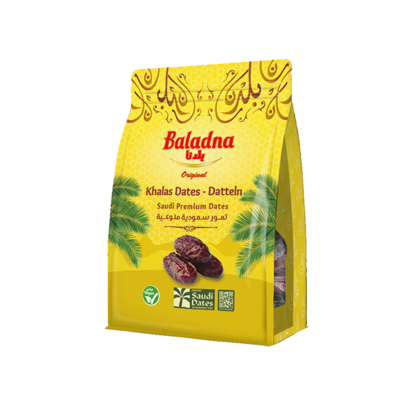 Baladna khalas Dates Standing Pouch - Oriental 100 g