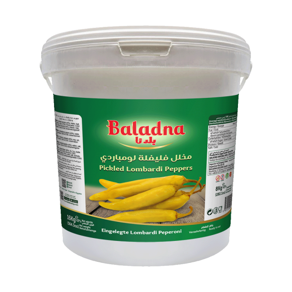 Baladna Pickled Lombardi Peppers - Oriental 15000 g
