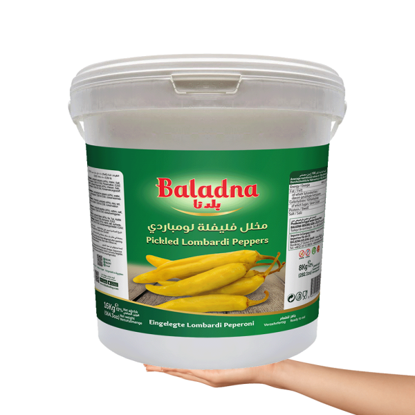 Baladna Pickled Lombardi Peppers - Oriental 15000 g - Image 3