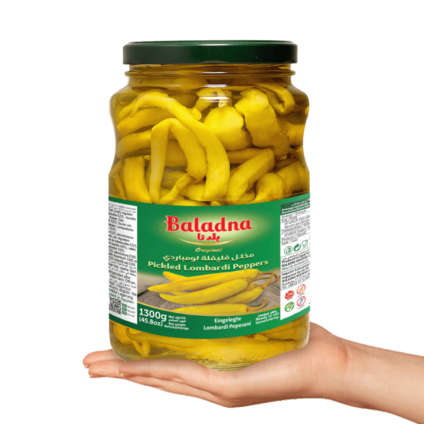 Baladna Pickled Lombardi Peppers - Oriental 1300 g - Image 3