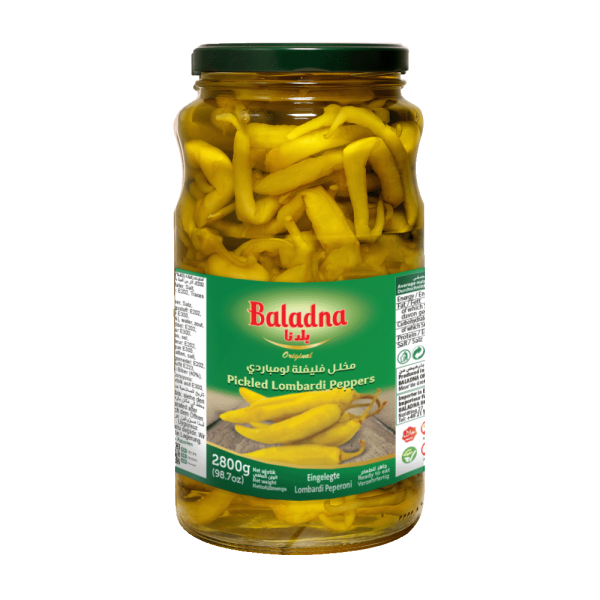 Baladna Pickled Lombardi Peppers - Oriental 2800 g