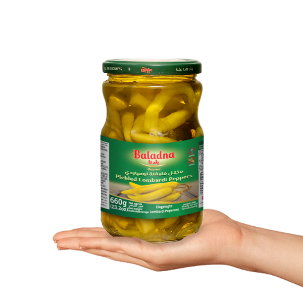 Baladna Pickled Lombardi Peppers - Oriental 660 g - Image 3