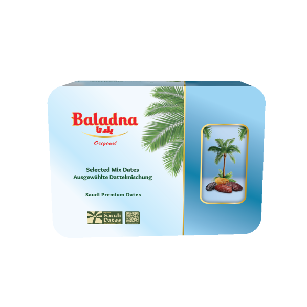 Baladna Mix Dates 9 pieces Gift Case - Oriental 100 g