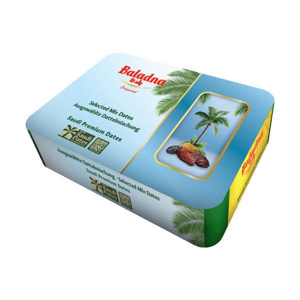 Baladna Mix Dates 9 pieces Gift Case - Oriental 100 g - Image 2
