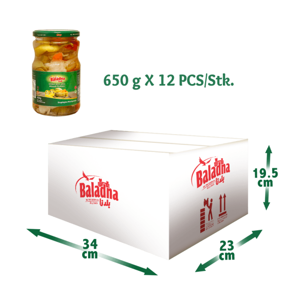 Baladna Mixed Pickles - Oriental 660 g - Image 5