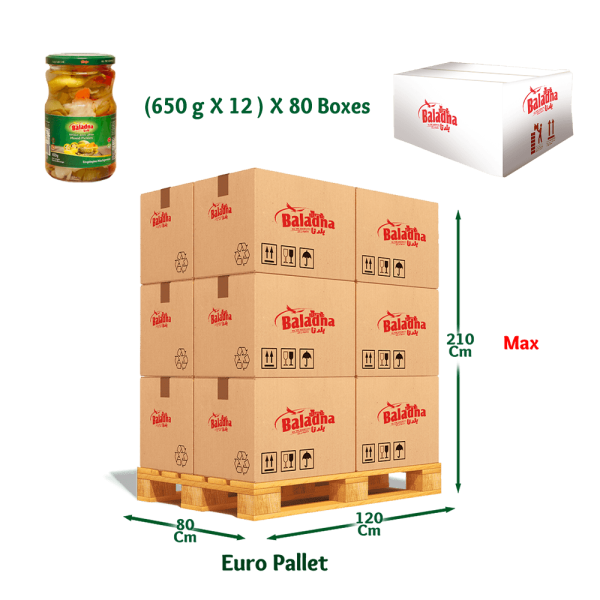 Baladna Mixed Pickles - Oriental 660 g - Image 6