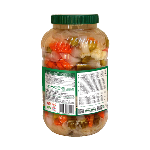 Baladna Mixed Pickles - Oriental 3725 g - Image 2