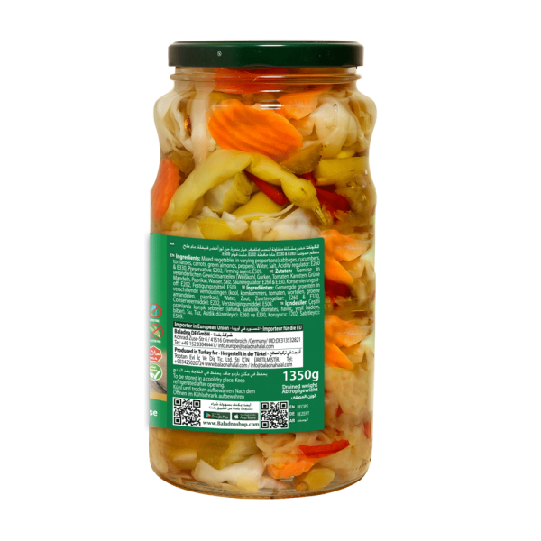 Baladna Mixed Pickles - Oriental 2800 g - Image 2