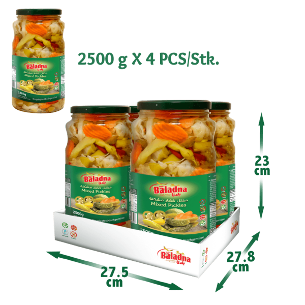 Baladna Mixed Pickles - Oriental 2800 g - Image 5