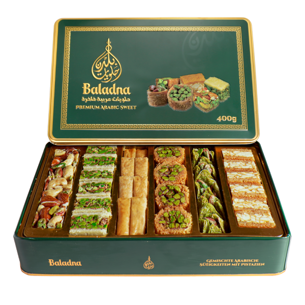 Baladna Mixed Oriental Sweets with Pistachios and Cashews - Oriental 400 g