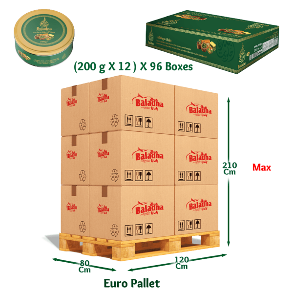Baladna Mixed Oriental Sweets with Pistachios and Cashews - Oriental 200 g - Image 8