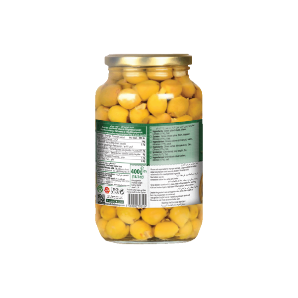 Baladna Green olives stuffed with lemon - Oriental 660 g - Image 2