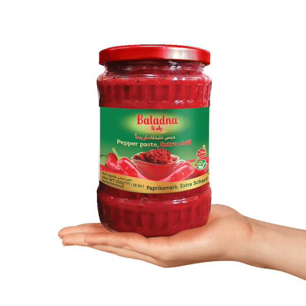 Baladna Pepper paste, Extra hot - Oriental 550 g - Image 3