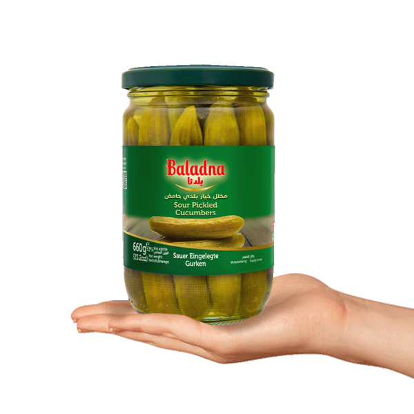 Baladna Sour Pickled Cucumbers Oriental style - Oriental 660 g - Image 4