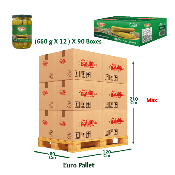 Baladna Sour Pickled Cucumbers Oriental style - Oriental 660 g - Image 6