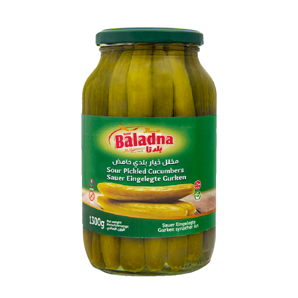 Baladna Sour Pickled Cucumbers Oriental style - Oriental 1300 g
