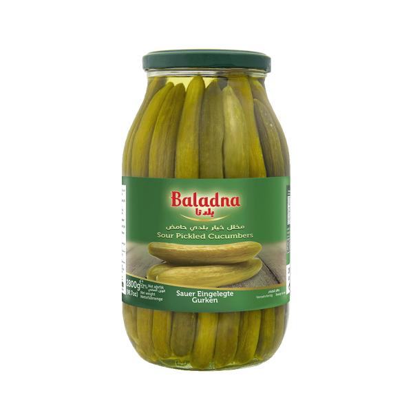 Baladna Sour Pickled Cucumbers Oriental style - Oriental 2800 g