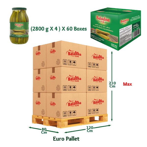 Baladna Sour Pickled Cucumbers Oriental style - Oriental 2800 g - Image 6