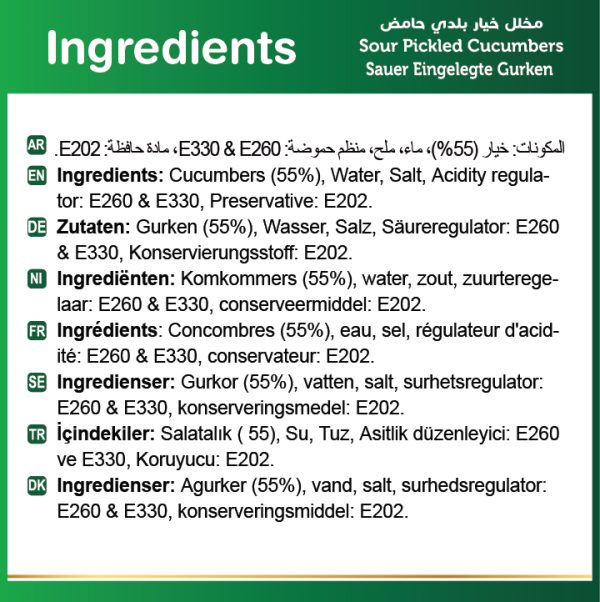 Baladna Sour Pickled Cucumbers Oriental style - Oriental 2800 g - Image 7